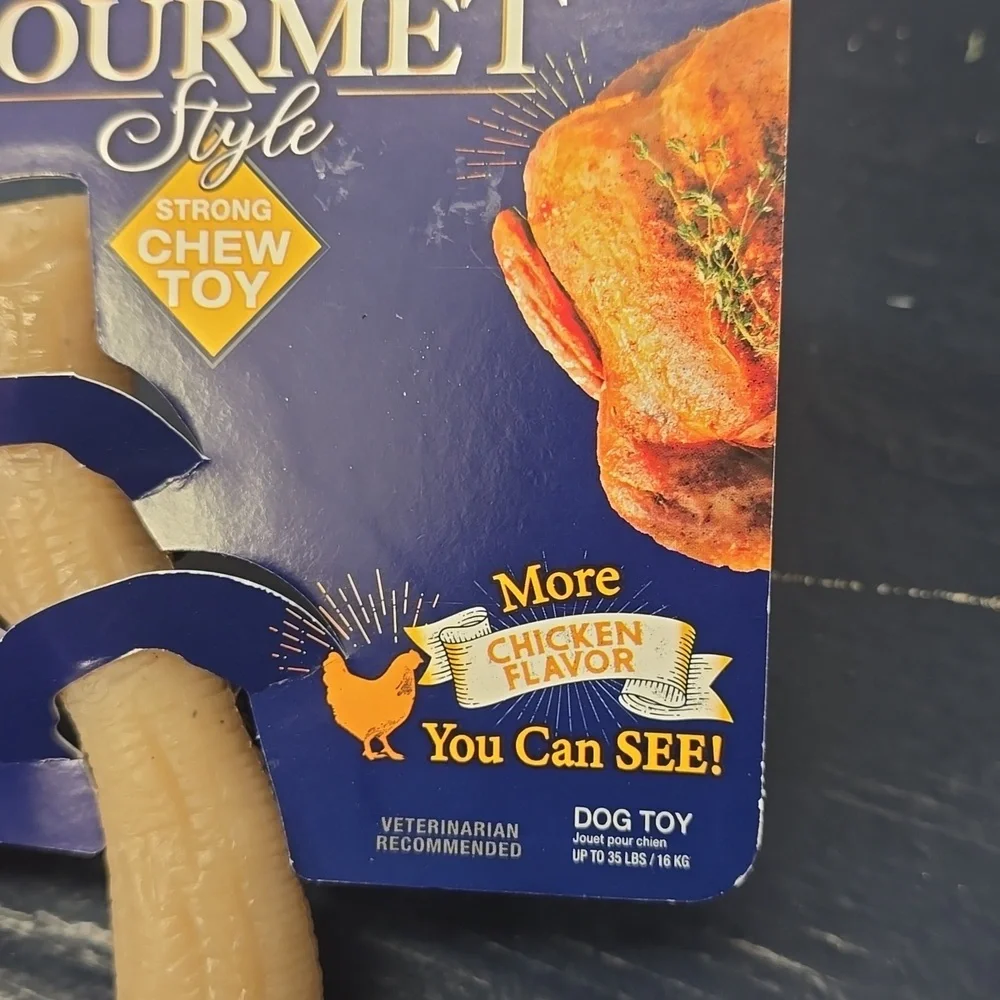 Nylabone Gourmet Style Dog Chew Toy‎ NWT